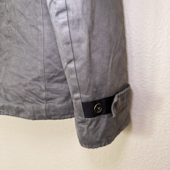 Armani Exchange Padded Bomber Jacket S Gray coat outerwear puffer - Picture 9 of 10